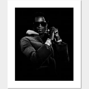 Young thug with Glasses Posters and Art